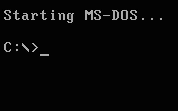 MS DOS /materiały prasowe