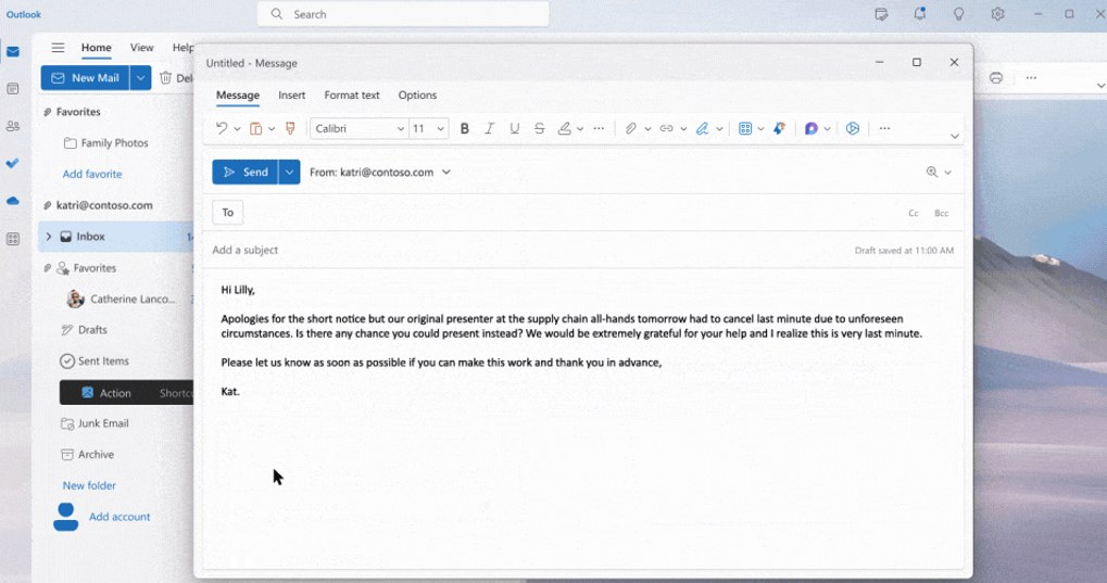 MS Outlook /materiały promocyjne