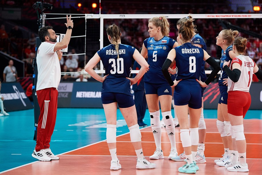 MŚ siatkarek. Polska - Dominikana 1:3 / 	Adam Warżawa    /PAP