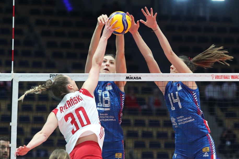 MŚ siatkarek. Polska - Serbia 0:3 /Roman Zawistowski /PAP