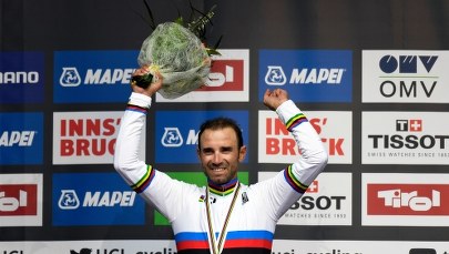 MŚ w kolarstwie: Wygrał Valverde, Polacy rozczarowali