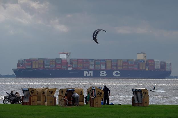 MSC Gülsün - największy statek świata /AFP