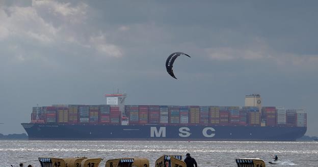 MSC Gülsün - największy statek świata /AFP