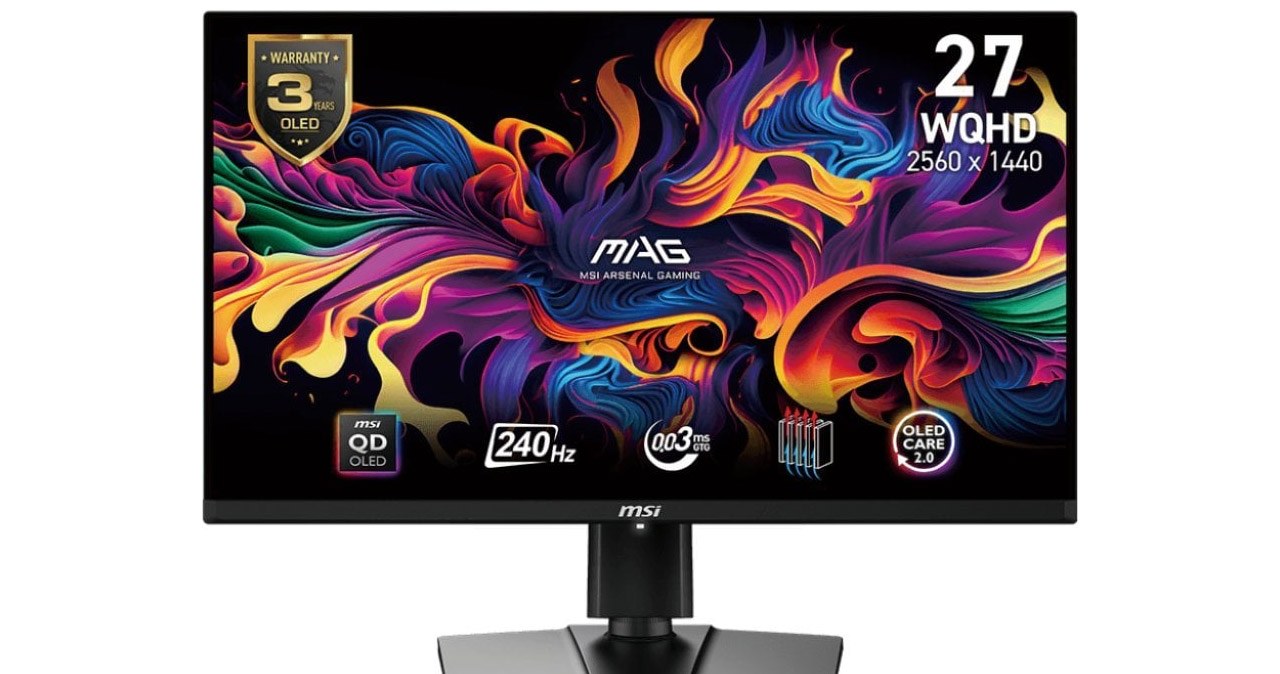 MSI MAG 271QPX QD-OLED E2 /materiały prasowe