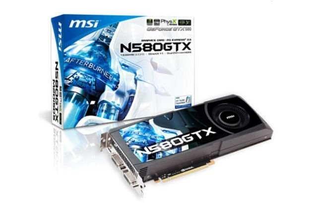 MSI N580GTX-M2D15D5 /PC Format