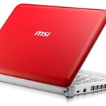 MSI Wind U100 - netbook w czerwieni