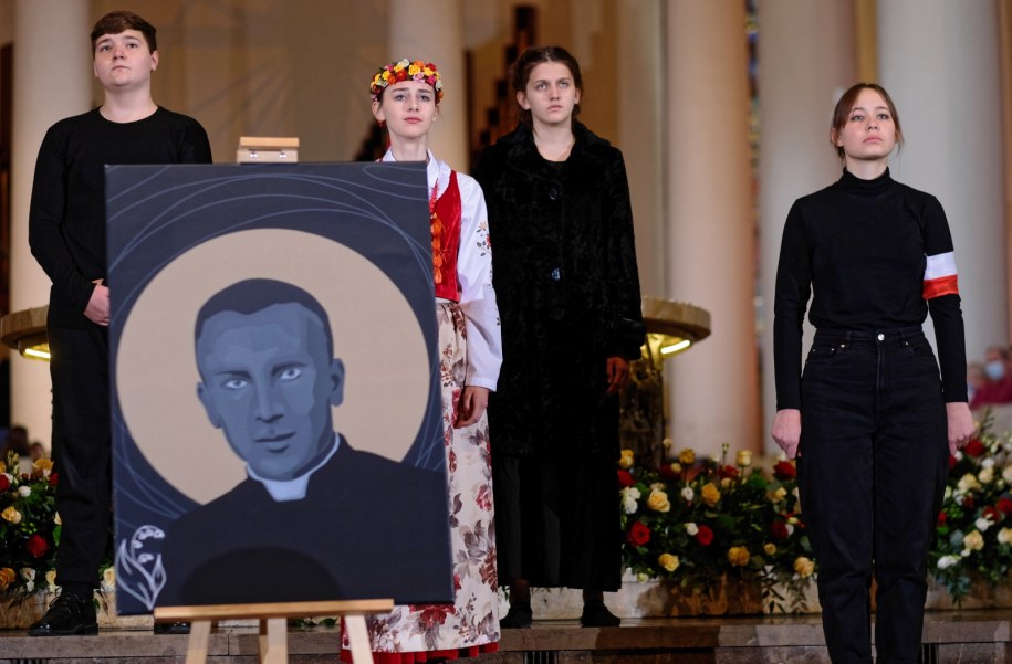 Msza beatyfikacja ks. Jana Franciszka Machy w Katowicach /Andrzej  Grygiel /PAP