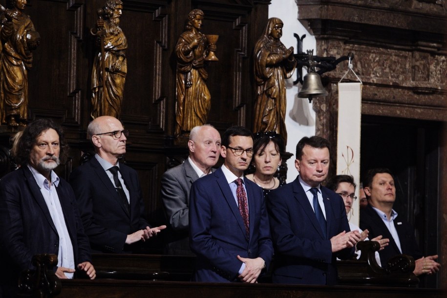 Msza święta w warszawskiej archikatedrze św. Jana Chrzciciela /Adam Guz /PAP