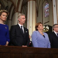 Król Filip I Koburg, królowa Matylda, Bronisław Komorowski, Anna Komorowska