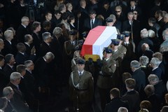 Msza żałobna podczas pogrzebu Tadeusza Mazowieckiego