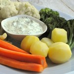 Multicooker: Bukiet warzyw na parze z sosem cytrynowym