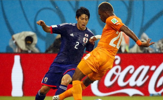 Mundial 2014: Japończycy przegrali w strugach deszczu