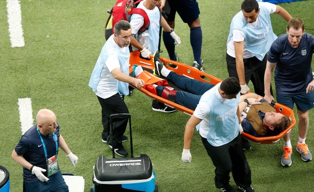 Mundial 2014: Kontuzjowany angielski fizjoterapeuta wraca do domu 