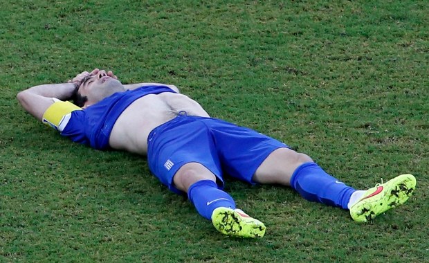 Mundial 2014: Po przegranym meczu kapitan Grecji kończy karierę 