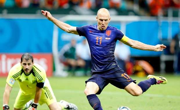 ​Mundial 2014: Robben najszybszym piłkarzem świata!