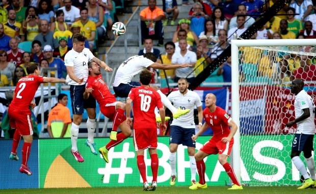 Mundial 2014: Strzelecki spektakl! Francja - Szwajcaria 5:2