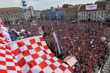 Mundial 2018: 450 tys. ludzi przywitało chorwackich piłkarzy w Zagrzebiu