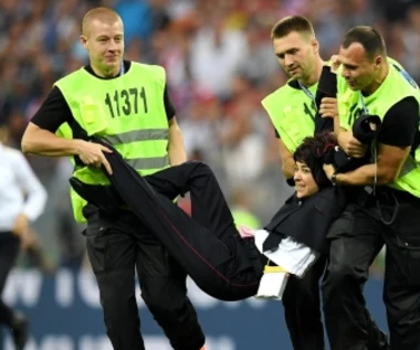 Mundial 2018. Francja - Chorwacja 4-2. To członkinie Pussy Riot wbiegły na murawę