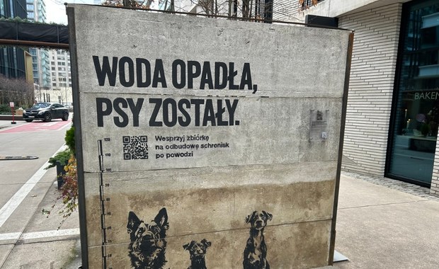 ​Mur z terenów powodziowych stanął w Warszawie