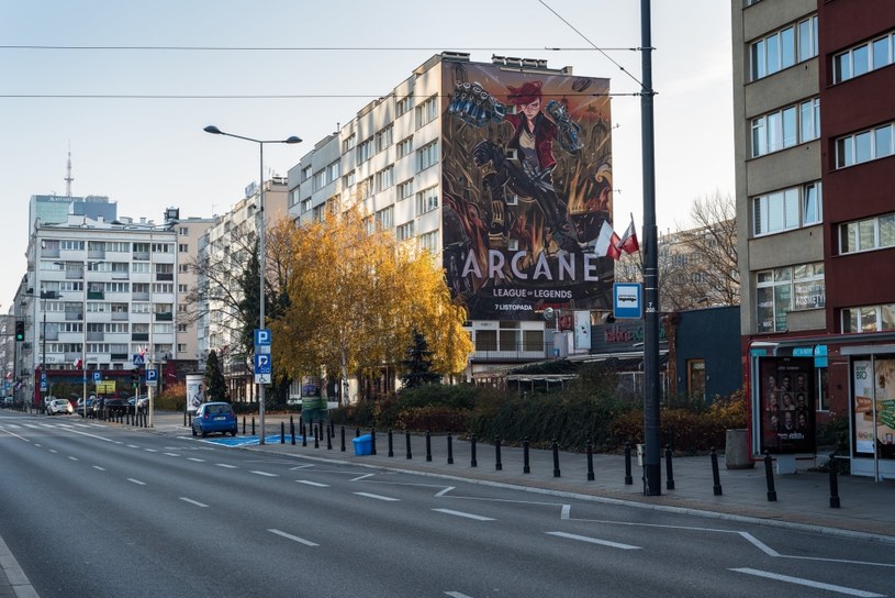 Mural Arcacne przy Alejach Jerozolimskich /materiały prasowe