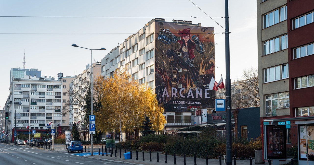 Mural Arcacne przy Alejach Jerozolimskich /materiały prasowe