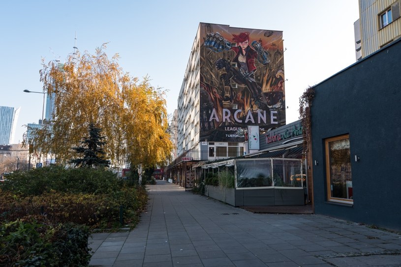 Mural Arcane - Warszawa: Plac Zawiszy - Al. Jerozolimskie 117 /materiały prasowe