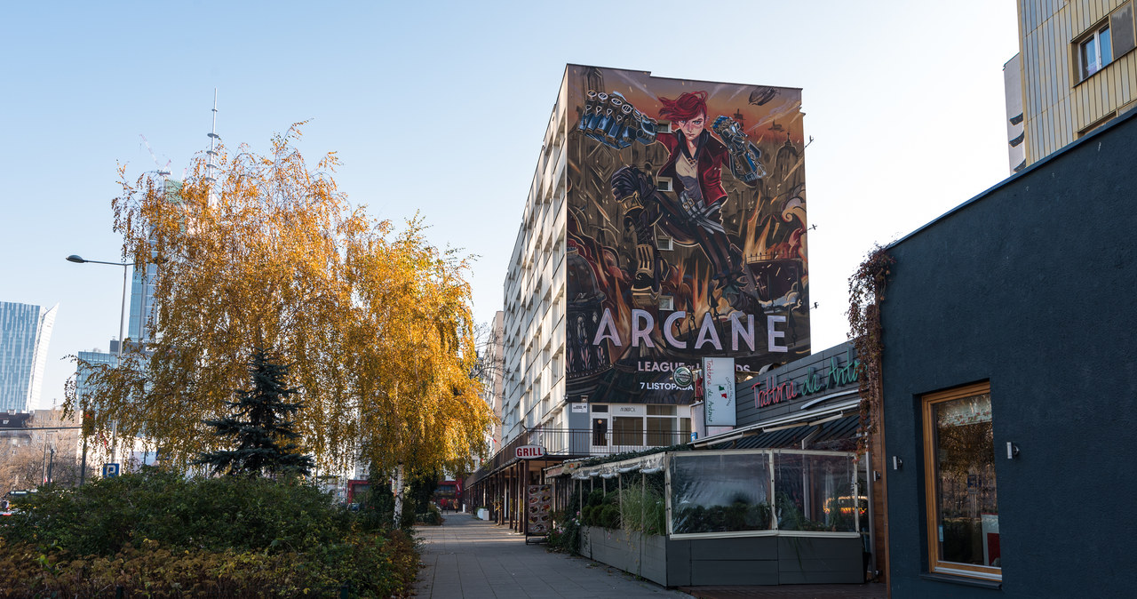 Mural Arcane - Warszawa: Plac Zawiszy - Al. Jerozolimskie 117 /materiały prasowe