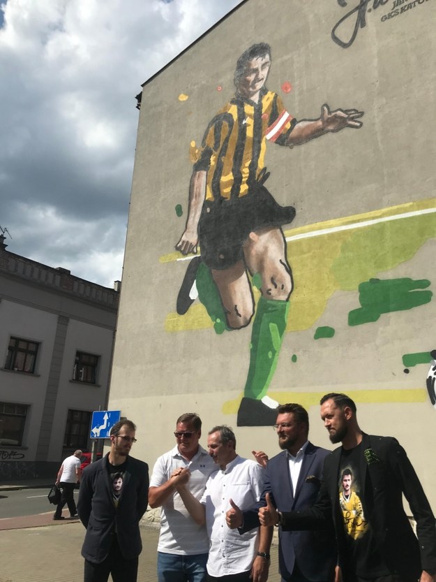 Mural Jana Furtoka w Katowicach /Marcin Buczek /RMF FM