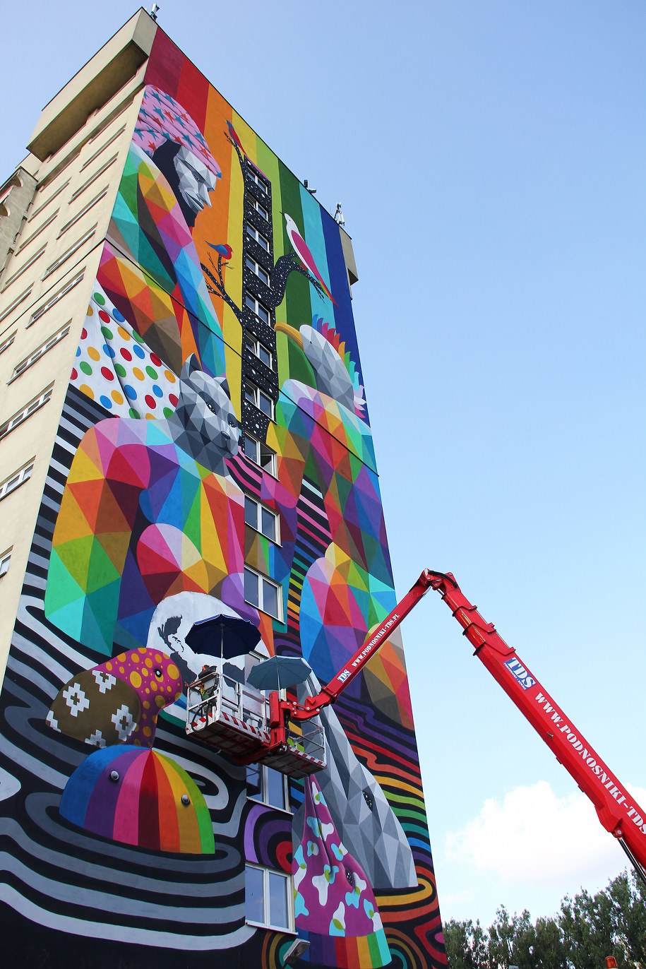 Mural Okudy /Izabela Szczerba /Materiały prasowe