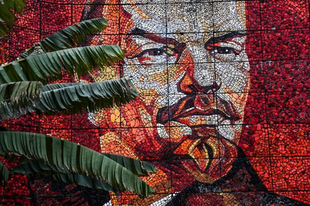 Mural upamiętniający Lenina / 	Dmitry Feoktistov /PAP/ITAR-TASS