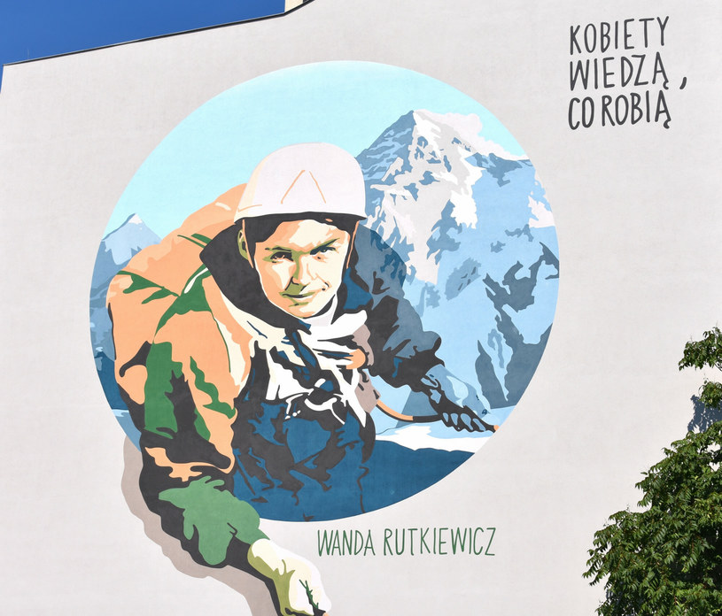 Mural Wandy Rutkiewicz we Wrocławiu /Albin Marciniak/East News /East News