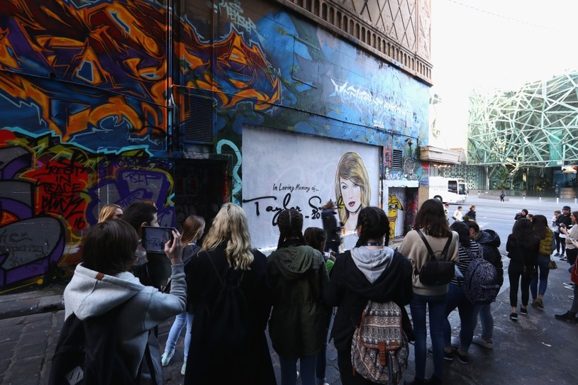 Mural z Taylor budzi żywe zainteresowanie /Robert Cianflone /Getty Images