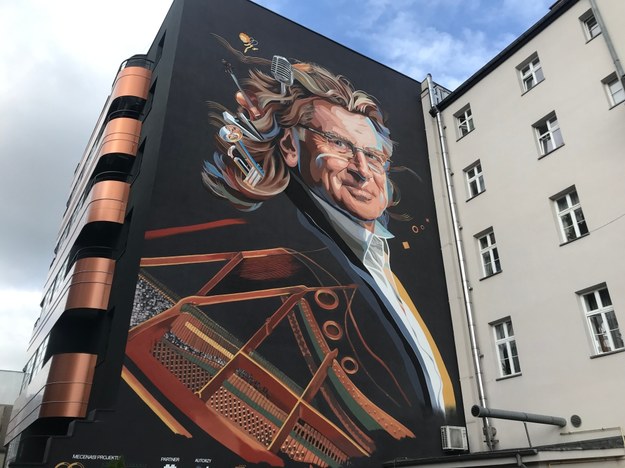 Mural Zbigniewa Wodeckiego /Marcin Buczek /RMF FM
