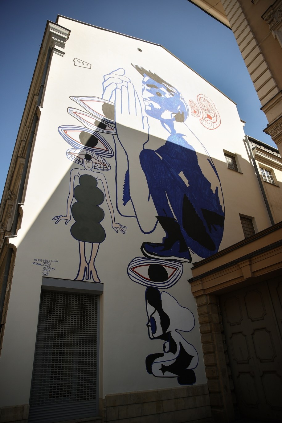 Muralu autorstwa Dariusza Vasiny /	Łukasz Gągulski /PAP