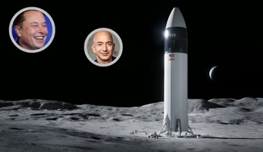 Musk pokonał Bezosa. SpaceX wygrał kontrakt na budowę księżycowego lądownika