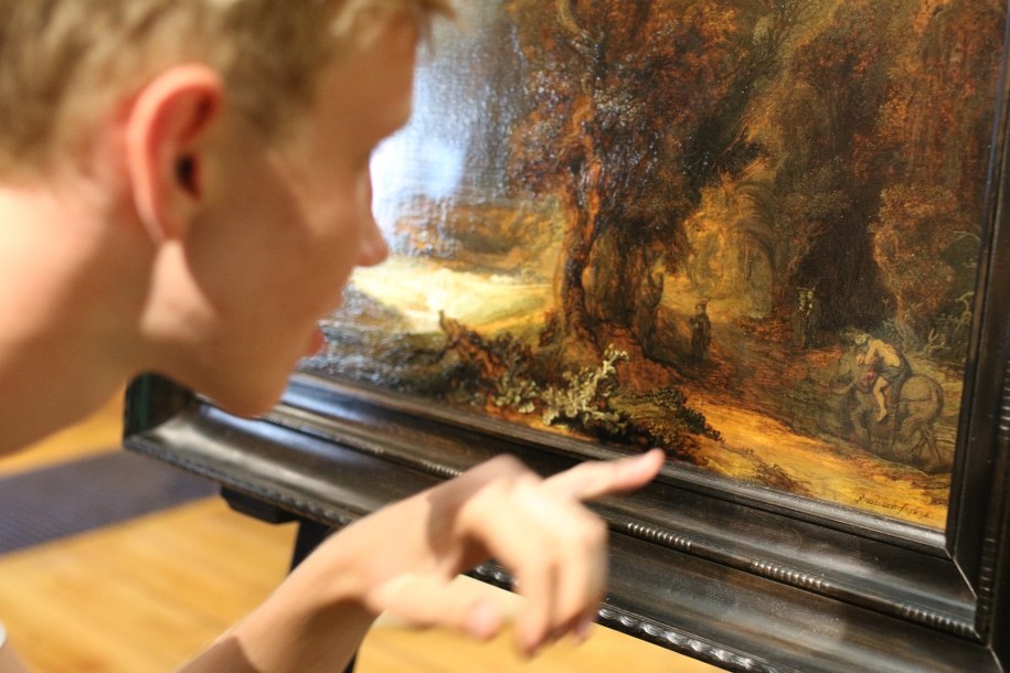 Muzeum Czartoryskich w Krakowie udostępniło obraz Rembrandta /Stanisław Rozpędzik /PAP