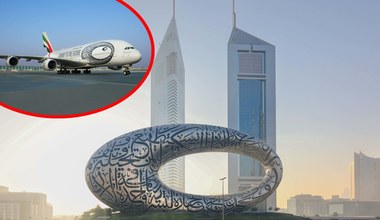 Muzeum Przyszłości w Dubaju na dziesięciu samolotach Airbus A380