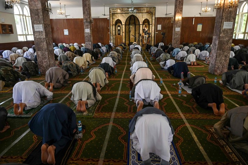 Muzułmanie modlący się w meczecie, zdj. ilustracyjne /Wakil KOHSAR /AFP
