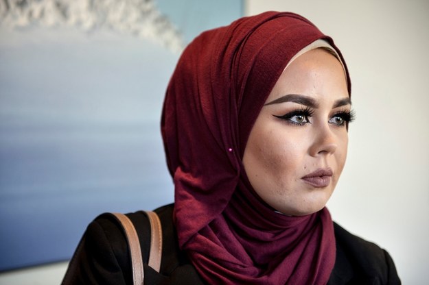 Muzułmanka, której fryzjerka nie wpuściła do salonu /CARINA JOHANSEN /PAP/EPA
