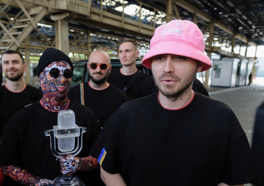 Muzycy Kalush Orchestra na granicy polsko-ukraińskiej /MYKOLA TYS /PAP