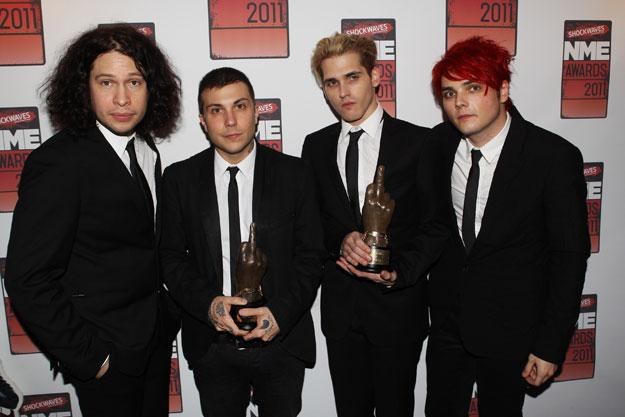My Chemical Romance z nagrodami "NME" fot. Dave Hogan /Getty Images/Flash Press Media