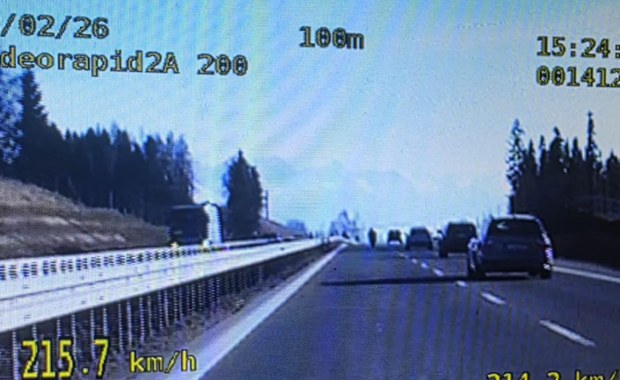 Myślał, że zakopianka to tor wyścigowy. Srogo się przeliczył