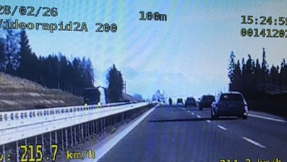 Myślał, że zakopianka to tor wyścigowy. Srogo się przeliczył