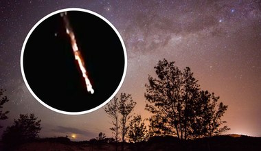 Myśleli, że to deszcz meteorów, a to... części chińskiej rakiety Długi Marsz