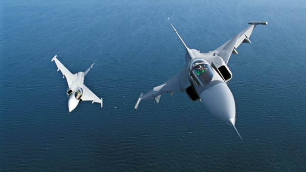 Myśliwce JAS 39 GRIPEN /Försvarsmakten /Materiały prasowe