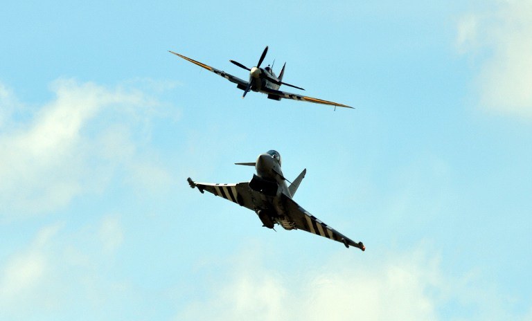 Myśliwce Typhoon, zdj. ilustracyjne /AFP