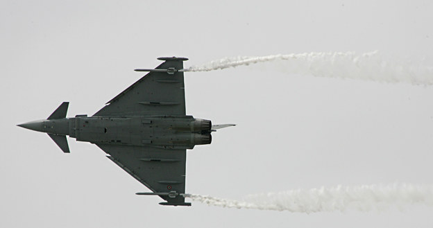 Myśliwiec Eurofighter Typhoon /AFP