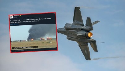 Myśliwiec F-35 rozbił się w Kalifornii