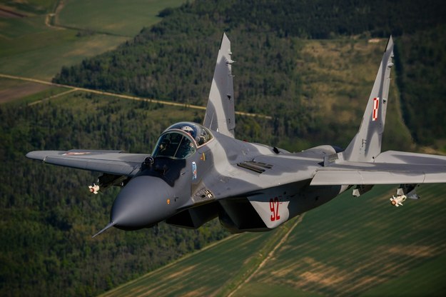 Myśliwiec MiG-29 Polskich Sił Zbrojnych na zdjęciu ilustracyjnym / 	Jakub Kamiński    /PAP