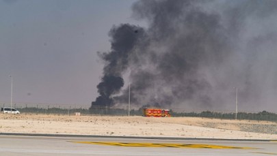 Myśliwiec rozbił się podczas pokazów lotniczych w Dubaju [NAGRANIA]